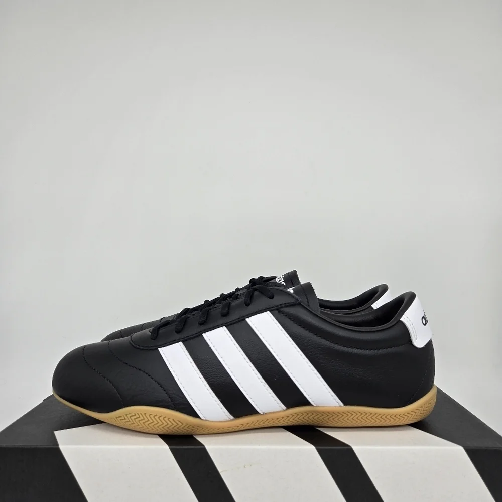 adidas Women's Grand Court Lo 'Black White Gum' Shoes Size 8 New